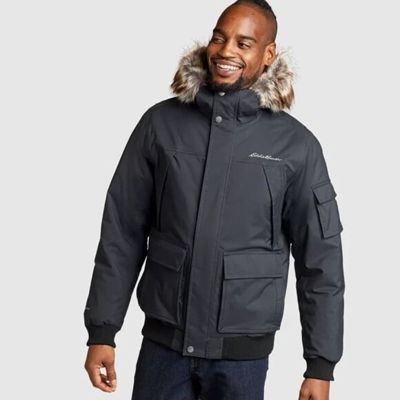 Men's Superior Down Bomber Jacket Eddie Bauer Medium - Picture 1 of 6